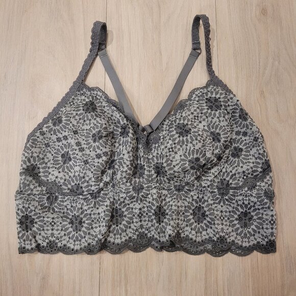 AERIE | Lace Scalloped Bralette | Sz. XL - Picture 1 of 4